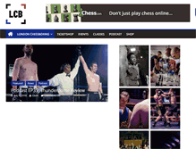 Tablet Screenshot of londonchessboxing.com